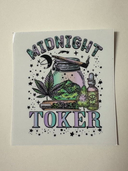 293. Midnight Toker UVDTF Decal
