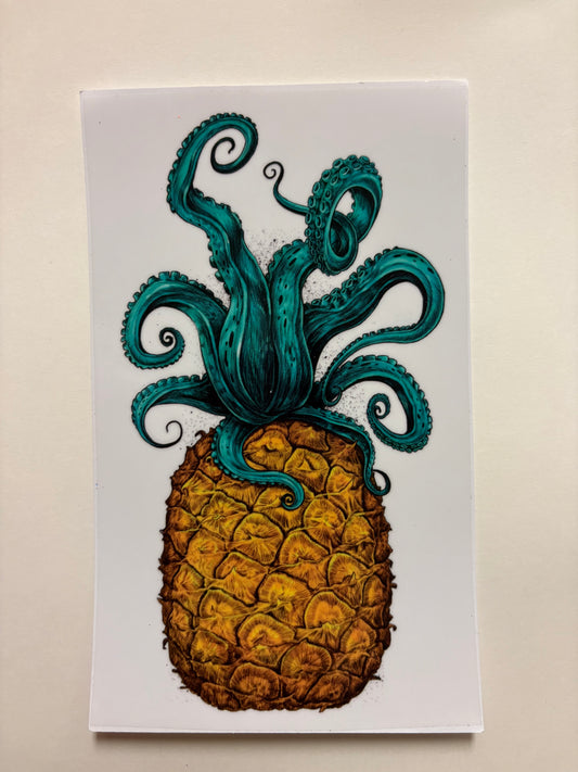 230. Pineapple Octopus UVDTF