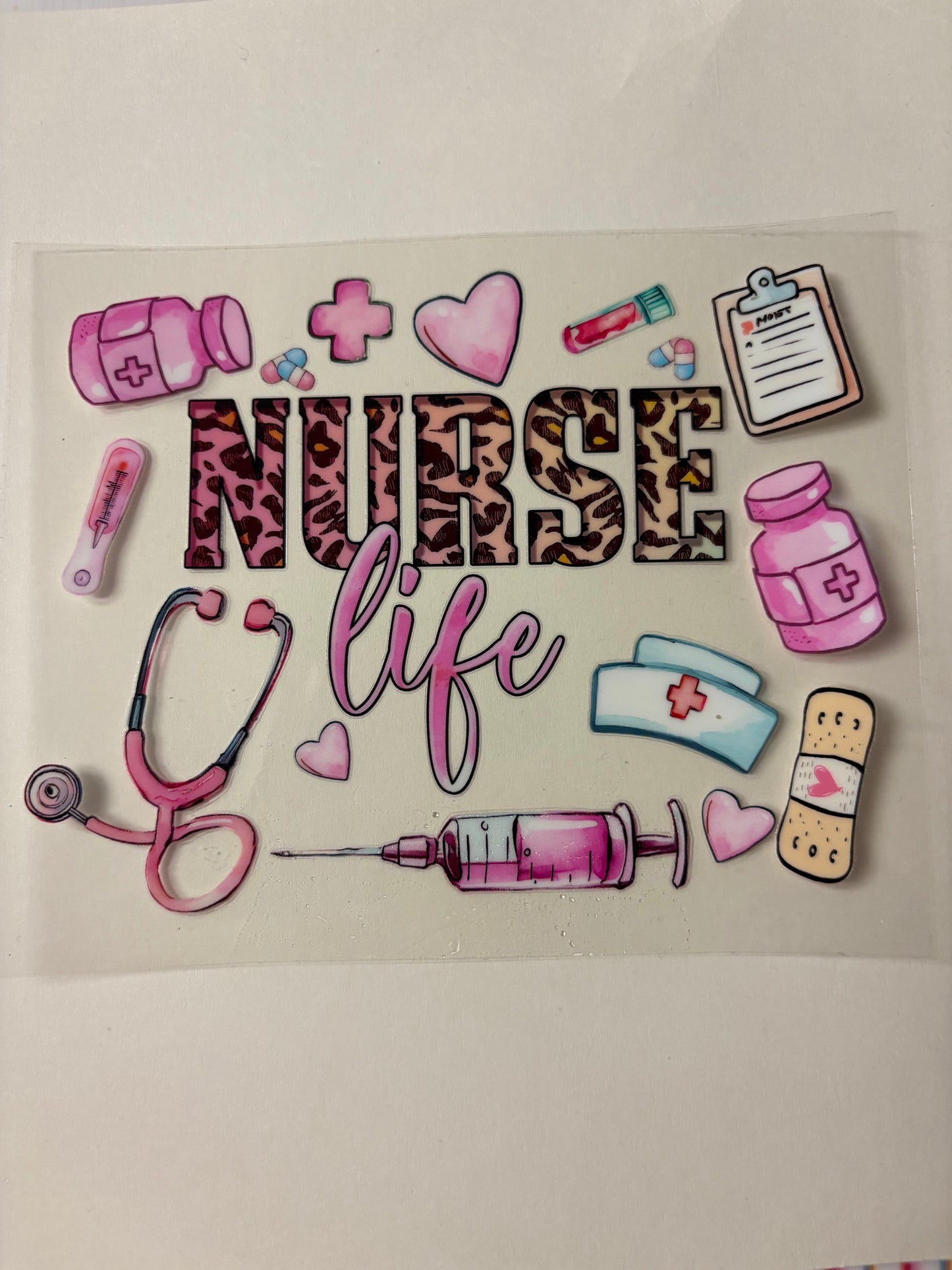 299. Medical UVDTF Decals