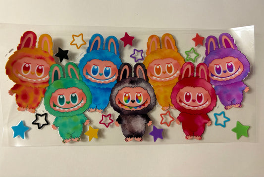 303. Labubu  Rainbow UVDTF