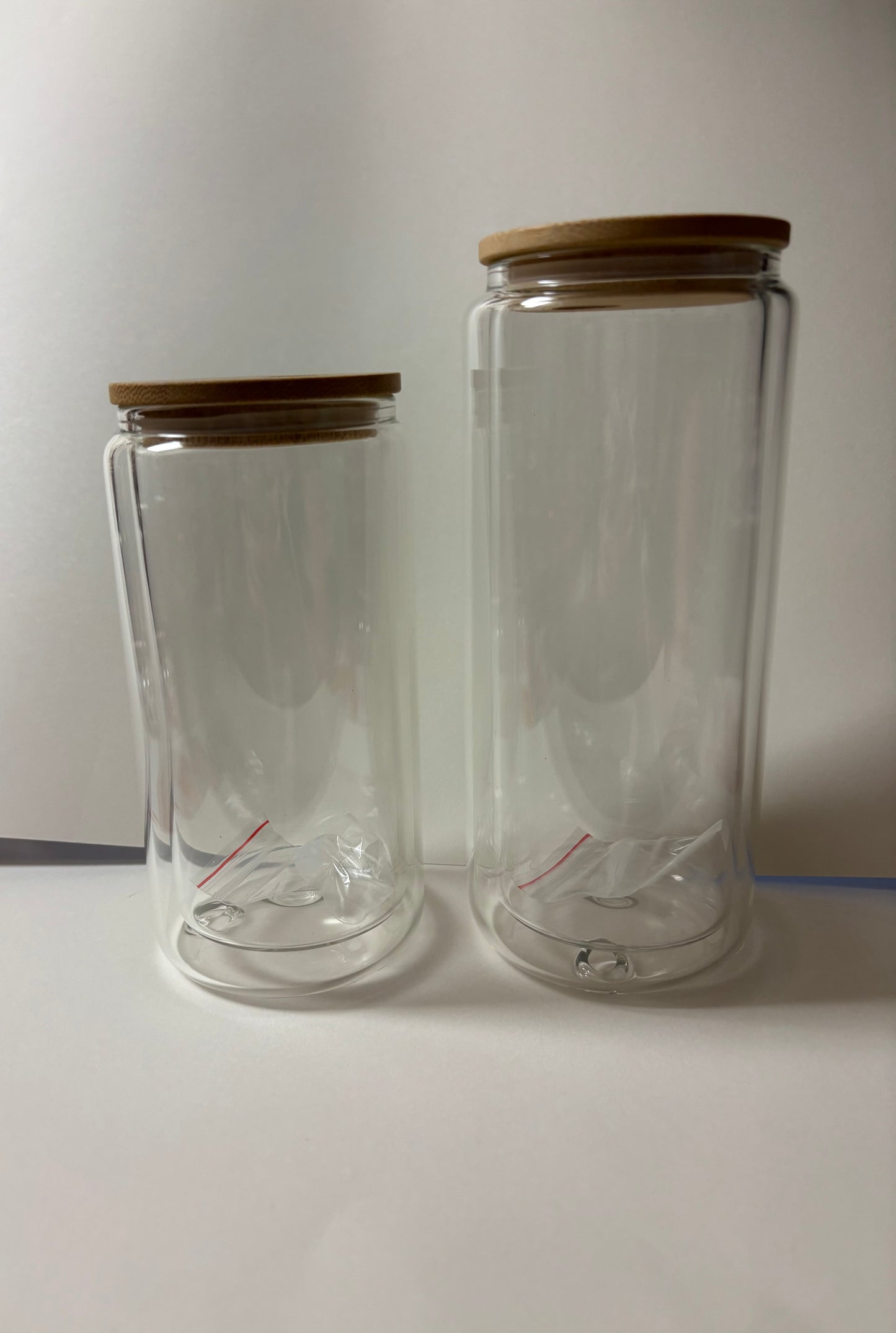 Glass snow globe cup