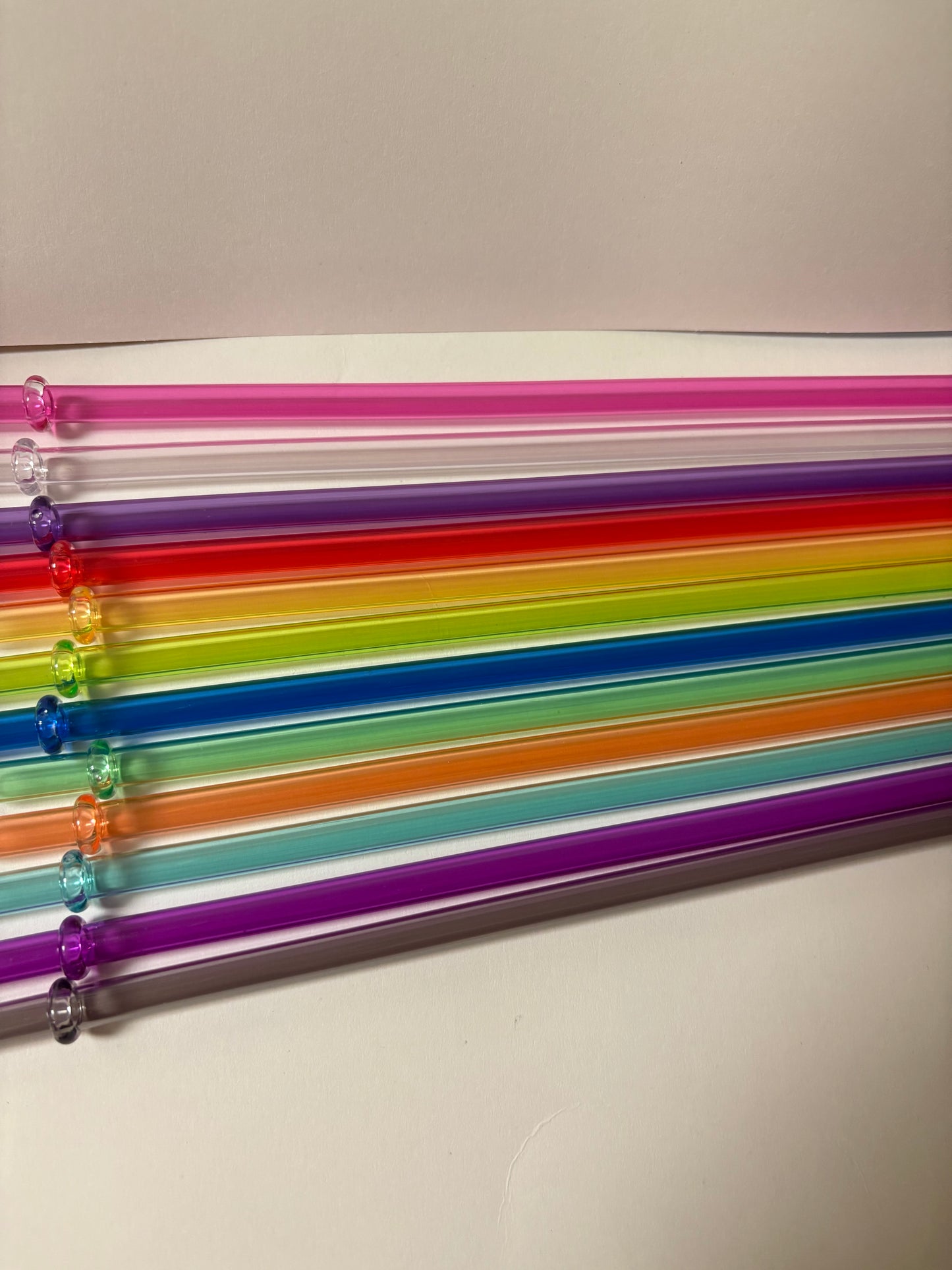Acrylic straws