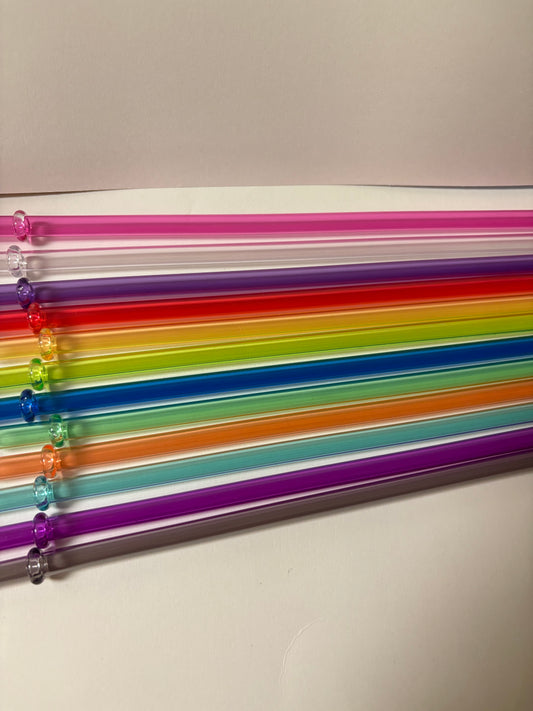 Acrylic straws