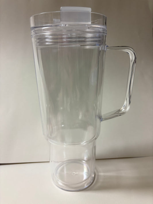 40 oz Snow globe cup