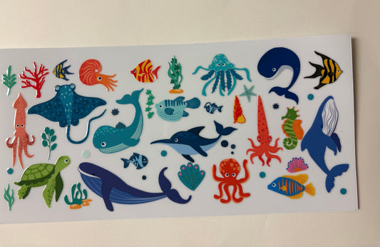 335. Underwater Animals UVDTF