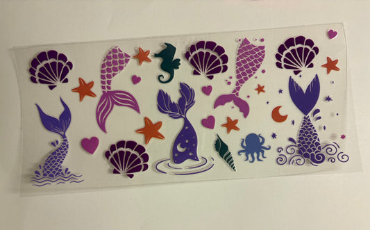 327. Purple Mermaid Tails UVDTF