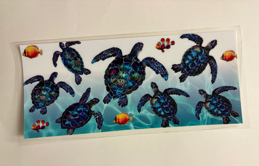 332. Underwater Turtles UVDTF
