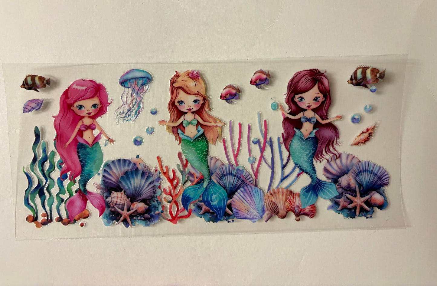 338. Mermaids and shells UVDTF
