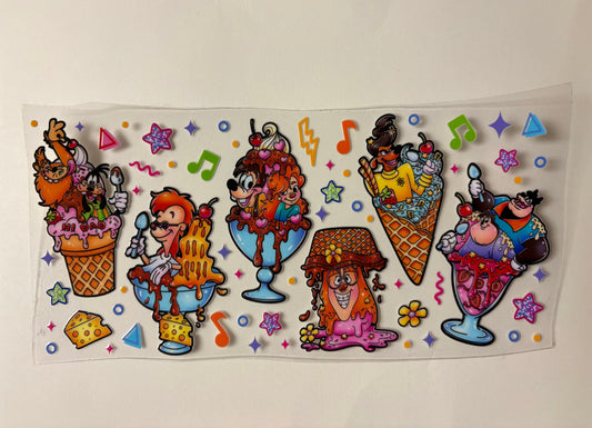 310. Goofy Movie Ice Cream UVDTF