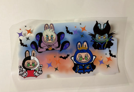 313. Labubu Villains UVDTF