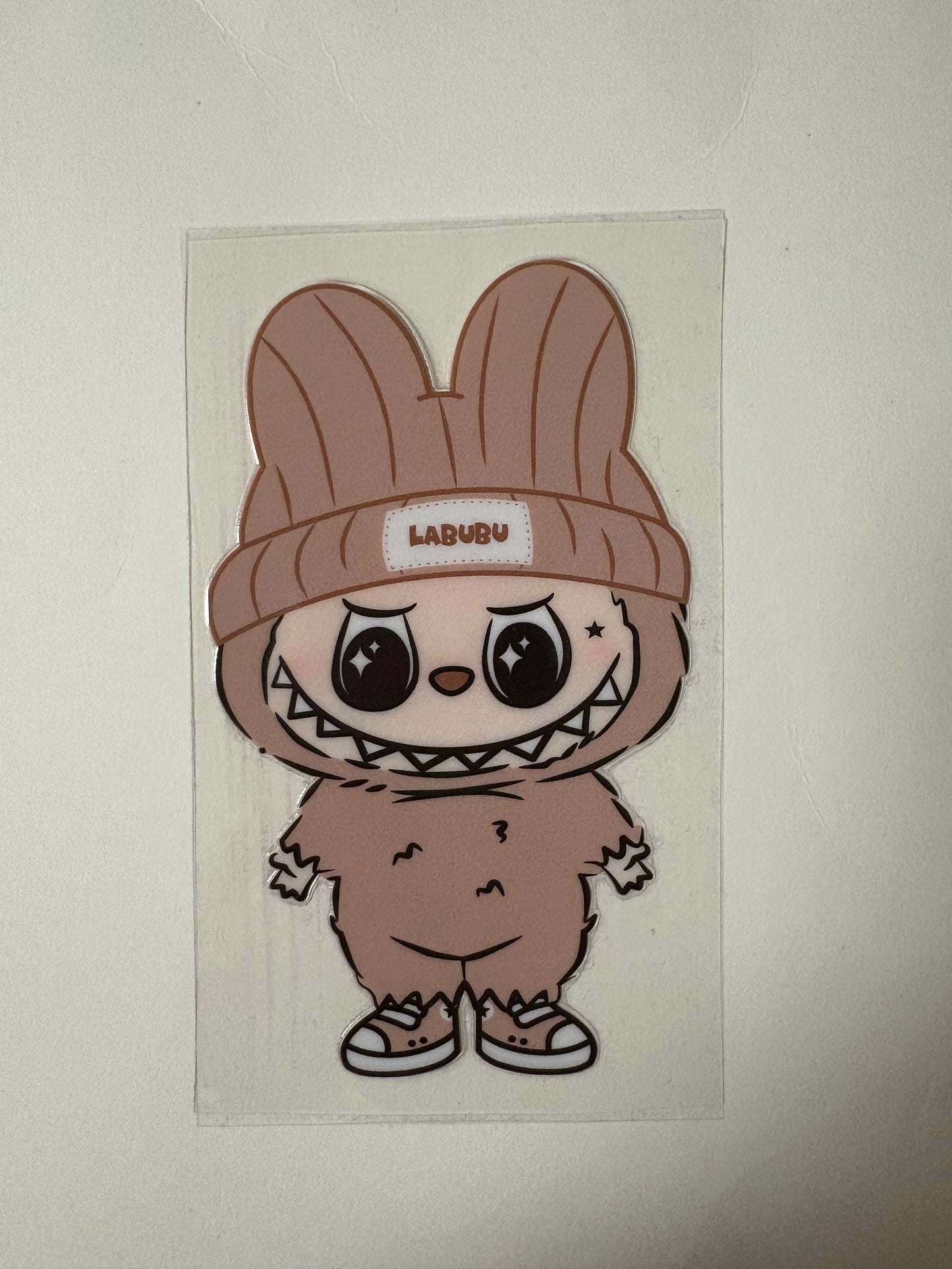 302. Labubu Tan UVDTF Decal