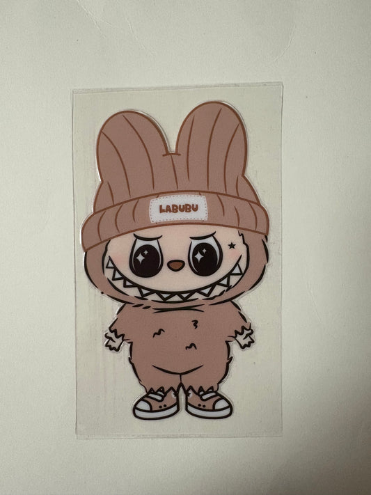 302. Labubu Tan UVDTF Decal