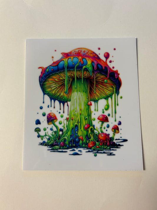 349. Drippy Mushroom Decal